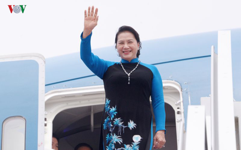 Parlamentspräsidentin Nguyen Thi Kim Ngan beendet Chinabesuch