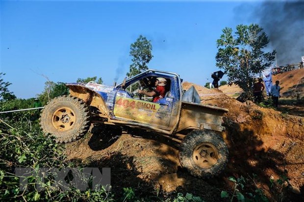 Beendigung des größten Geländewagen-Rennens in Vietnam