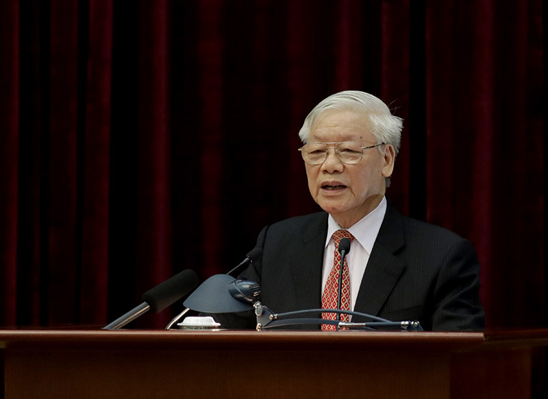 Mitteilung über die 11. Sitzung des Zentralkomitees in Hanoi