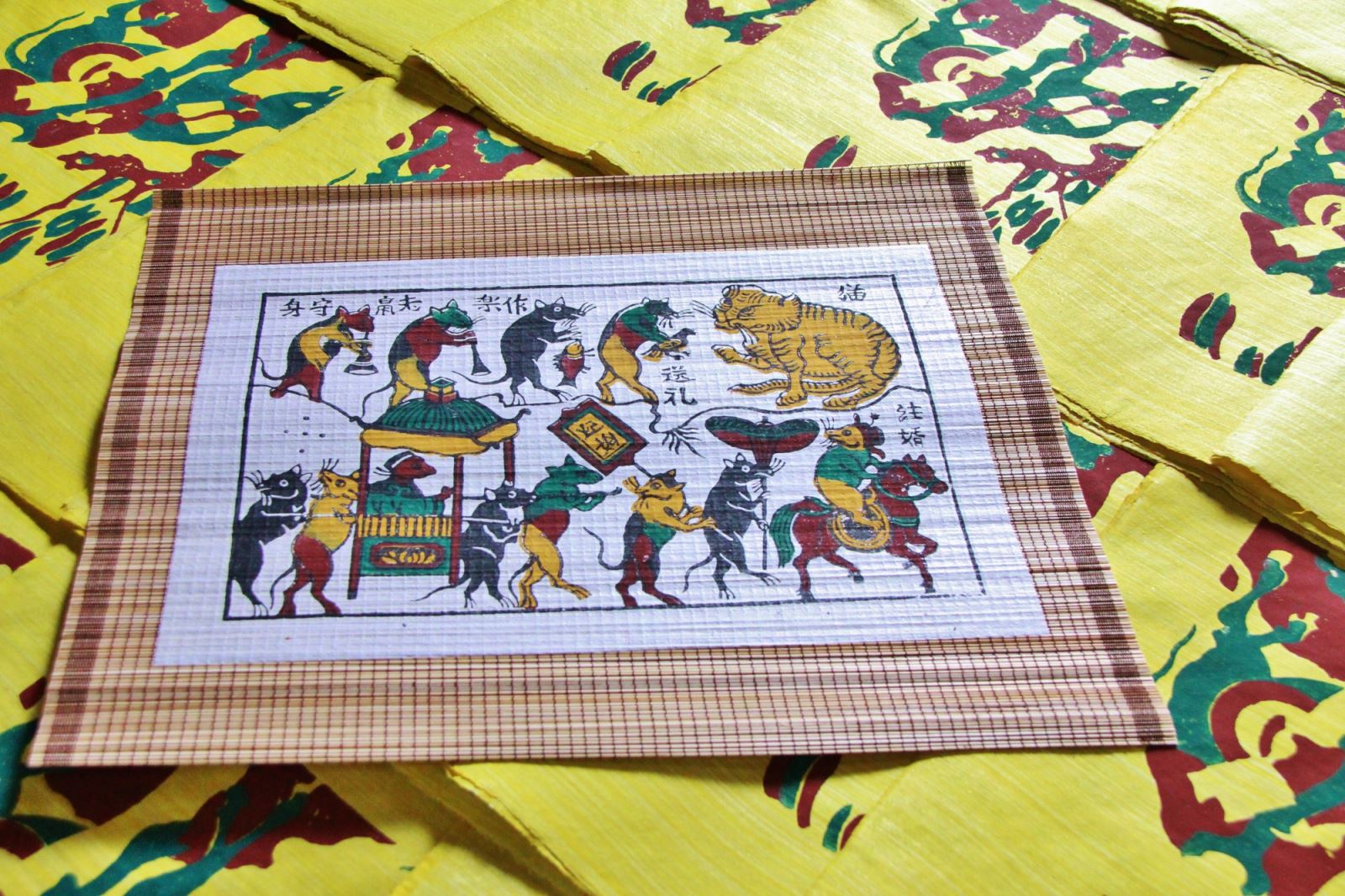 Erledigung der Unterlage über die Bewahrung der Werte der folkloristischen Dong Ho-Bilder