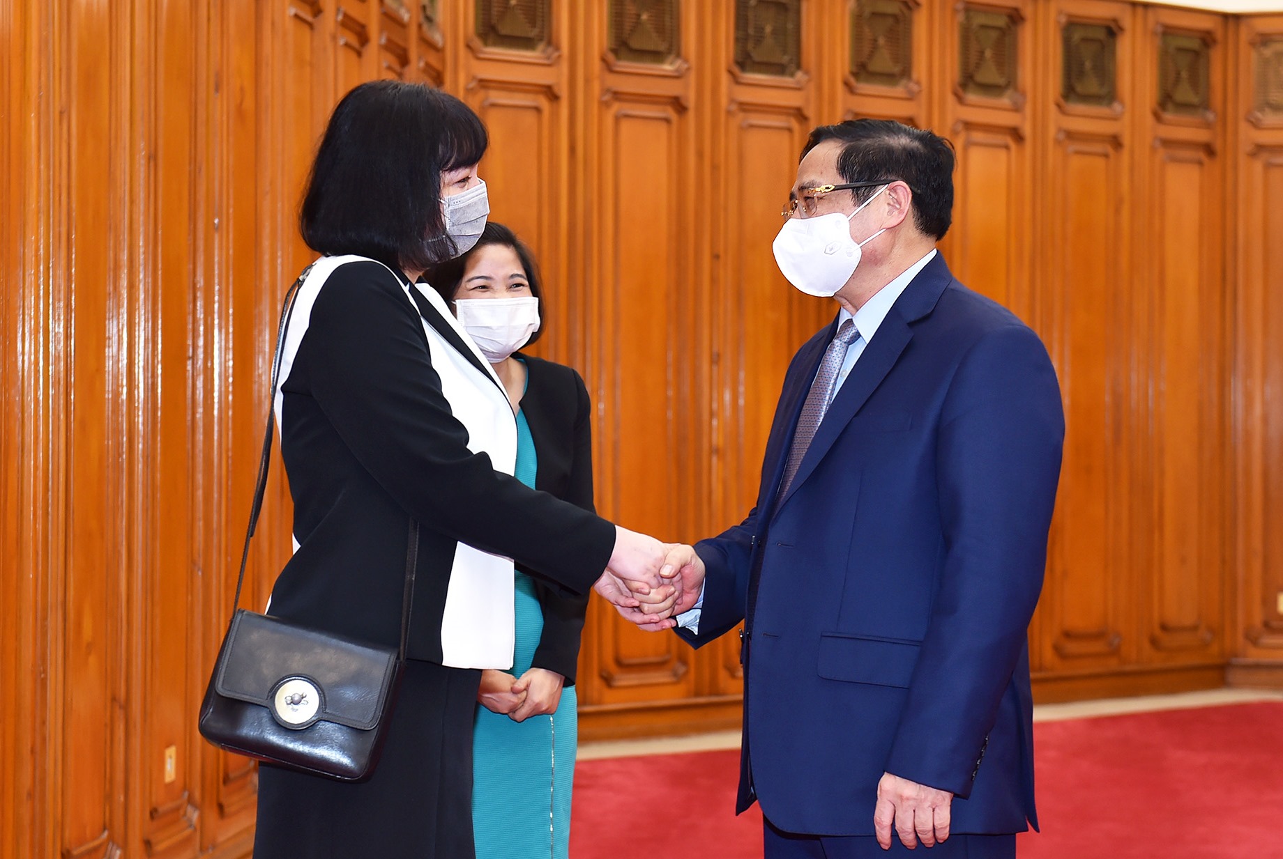 Premierminister Pham Minh Chinh empfängt die rumänische Botschafterin Cristina Romila