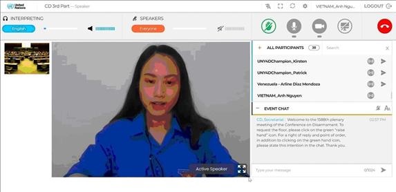 Vietnamesische Jugendliche wollen wirksamen Abrüstungsmechanismus aufbauen