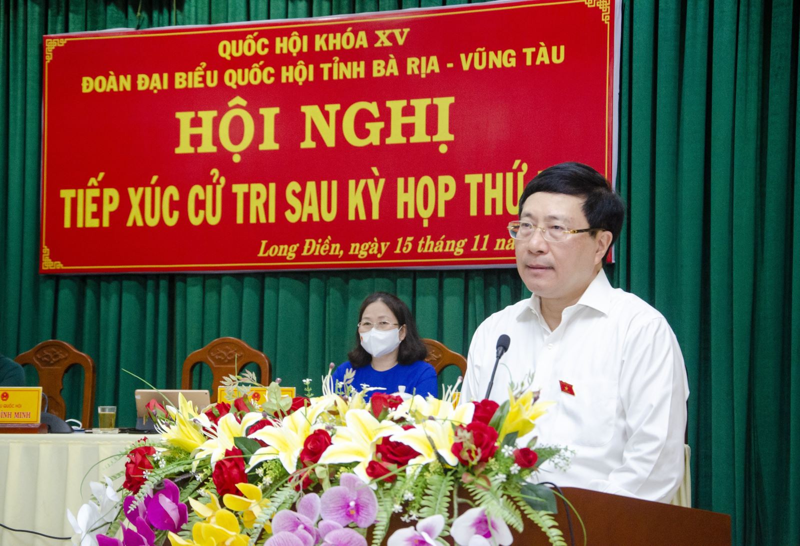 Vizepremierminister Pham Binh Minh trifft Wähler der Provinz Ba Ria-Vung Tau