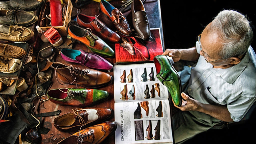 Fotoserie über den 90-jährigen Schuhmachers in Vietnam
