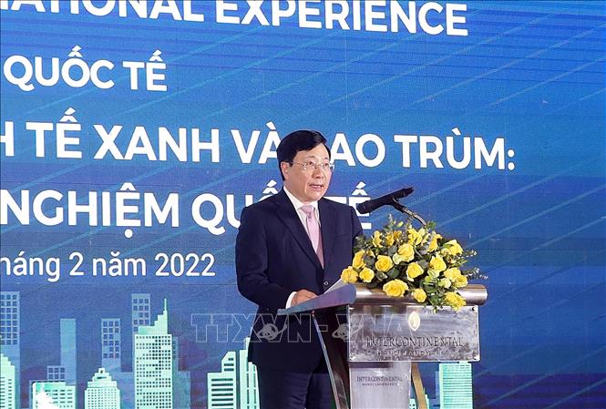 Vietnam will Vision und Erfahrung über grüne und nachhaltige sozialwirtschaftliche Wiederbelebung teilen