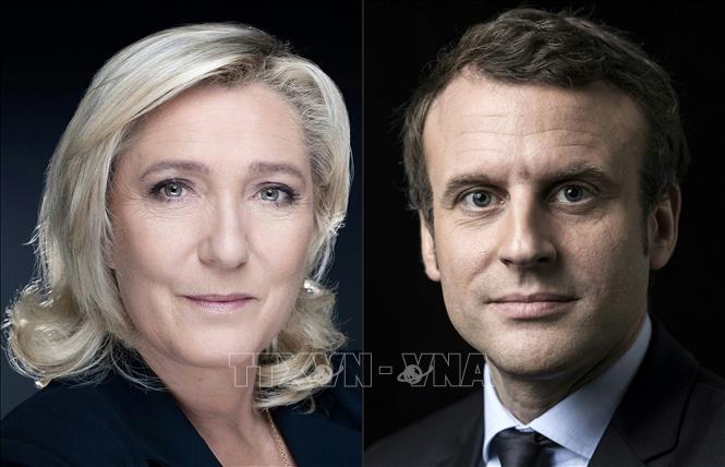 Präsidentschaftswahl in Frankreich 2022: Zwei Kandidaten Macron und Le Pen treten in die zweite Runde