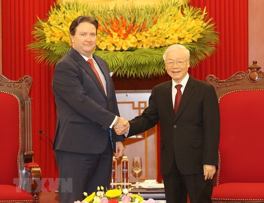KPV-Generalsekretär Nguyen Phu Trong empfängt US-Botschafter in Vietnam