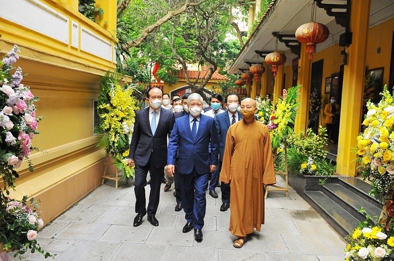 Die Buddhisten leisten Beiträge zur Verstärkung der nationalen Solidarität