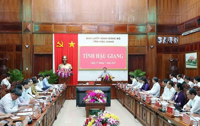Hau Giang soll Potential in Ressourcen und Ambition in konkreten Aktionen umwandeln