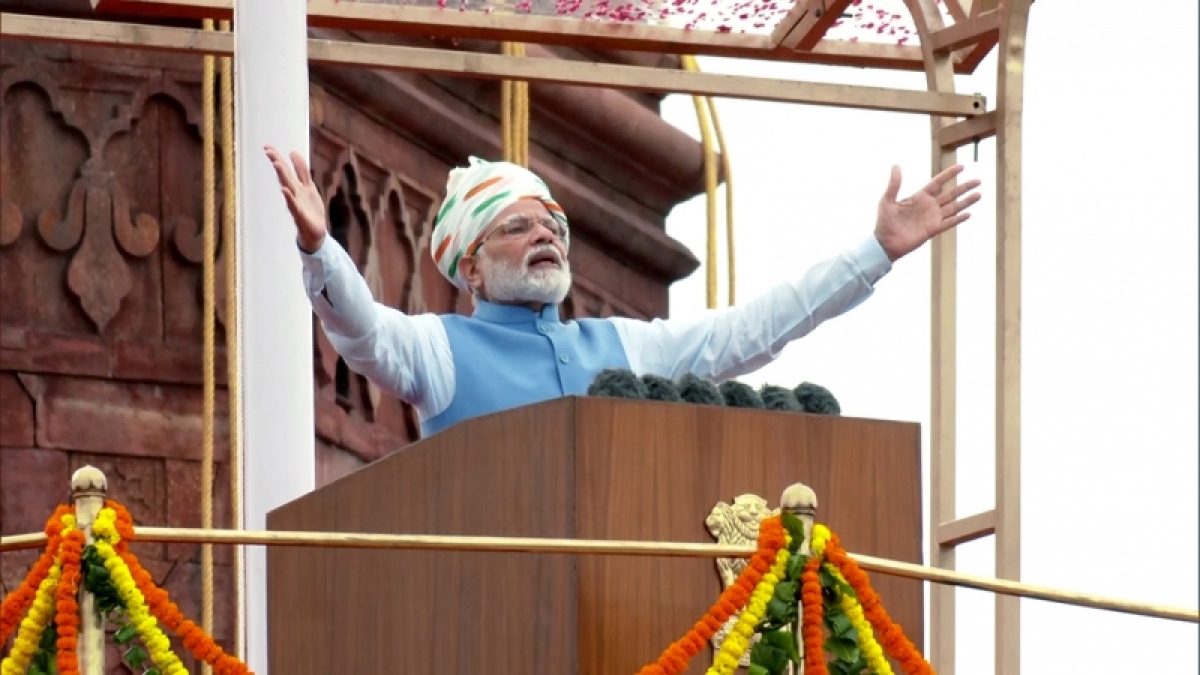 Indien feiert den 75. Unabhängigkeitstag