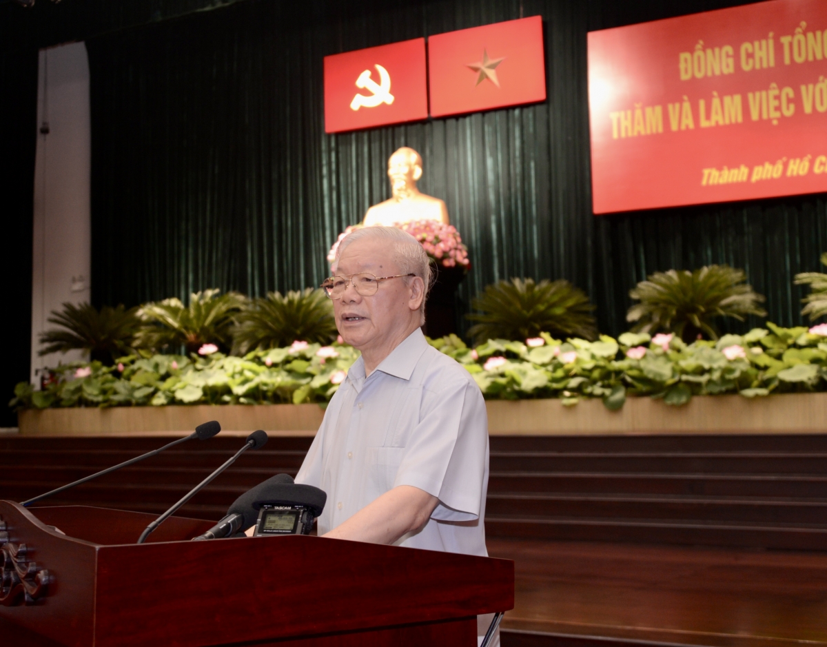 KPV-Generalsekretär Nguyen Phu Trong: Ho Chi Minh Stadt soll sich erneuern