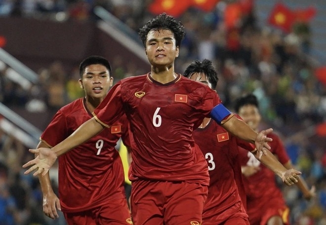 Vietnamesische U17-Fußballmannschaft gewinnt Ticket für Finalrunde U17-Fußball-Asienmeisterschaft 2023
