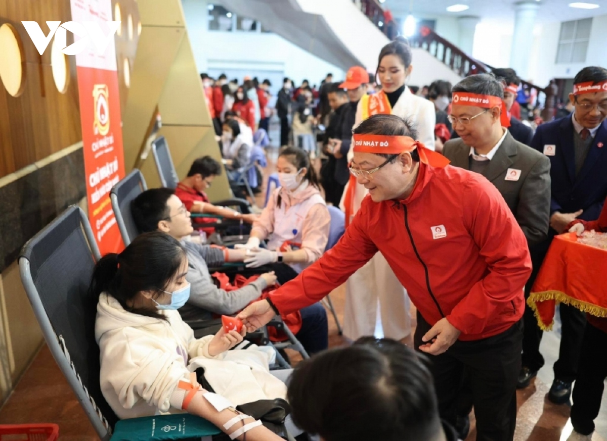 Verbreitung der freiwilligen Blutspende durch Programm „Roter Sonntag“