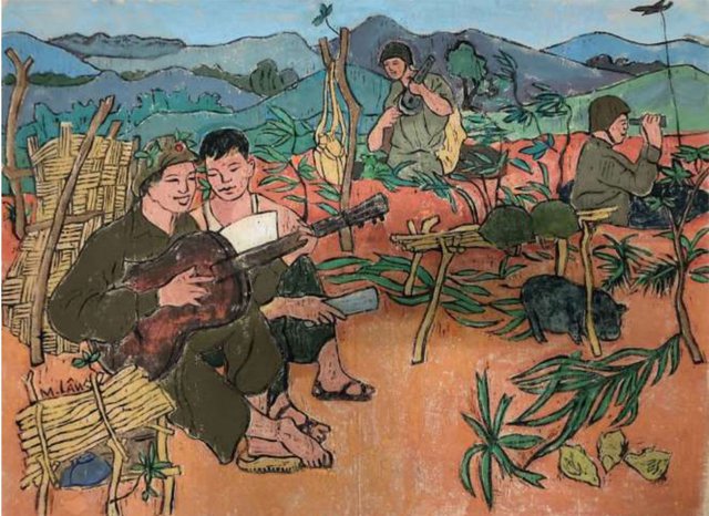 Eröffnung der Ausstellung über Freundschaft zwischen Soldaten und Bewohnern