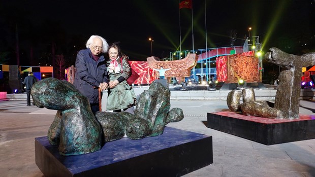 Maler Ngo Xuan Binh erzählt Geschichte über spirituelle Verbundenheit