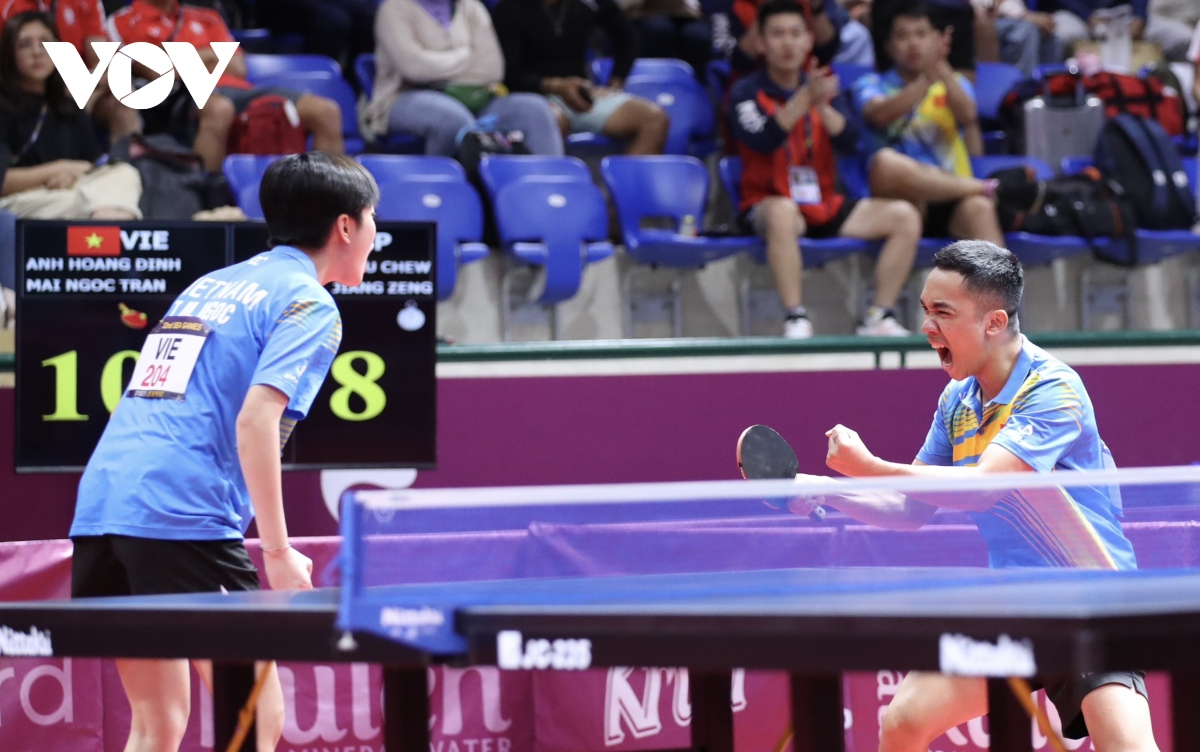 SEA Games 32: Vietnams Tischtennis gewinnt historische Goldmedaille