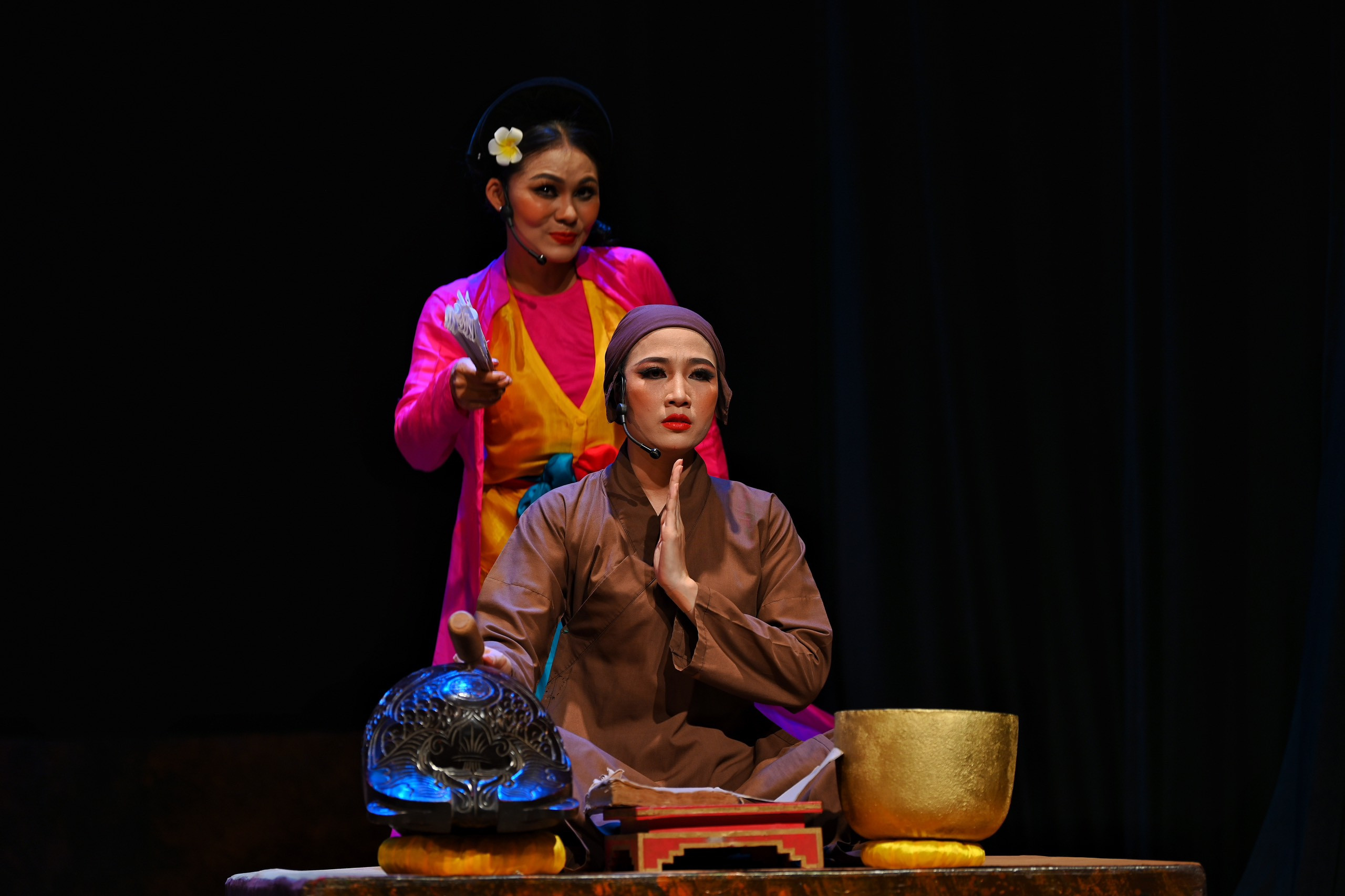 Cheo-Theater Hanoi stellt das alte Stück „Quan Am Thi Kinh” in neuer Version vor