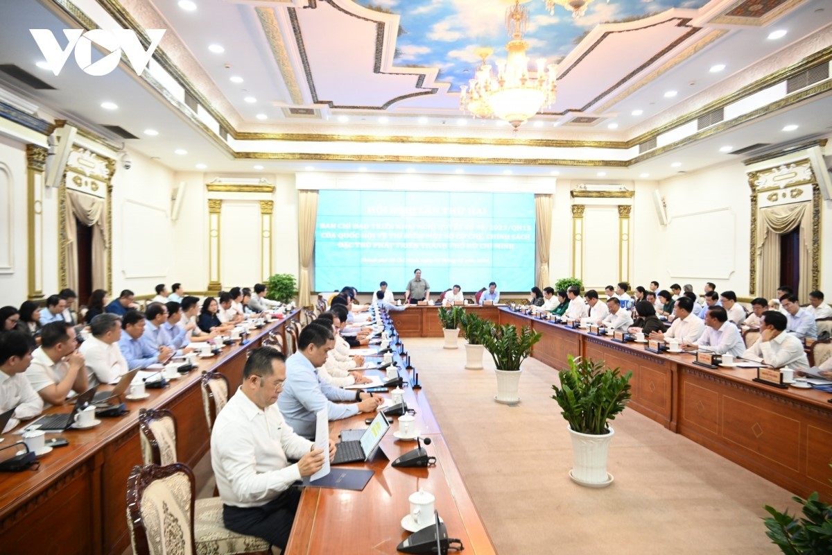 Zweite Sitzung des Verwaltungsstabs zur Umsetzung der besonderen Politik für Ho Chi Minh Stadt