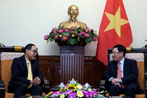 ຮອງນາຍົກລັດຖະມົນຕີ, ລັດຖະມົນຕີການຕ່າງປະເທດ ຫວຽດນາມ ຕ້ອນຮັບເອກອັກຄະລັດຖະທູດ ໄທ ປະຈຳ ຫວຽດນາມ