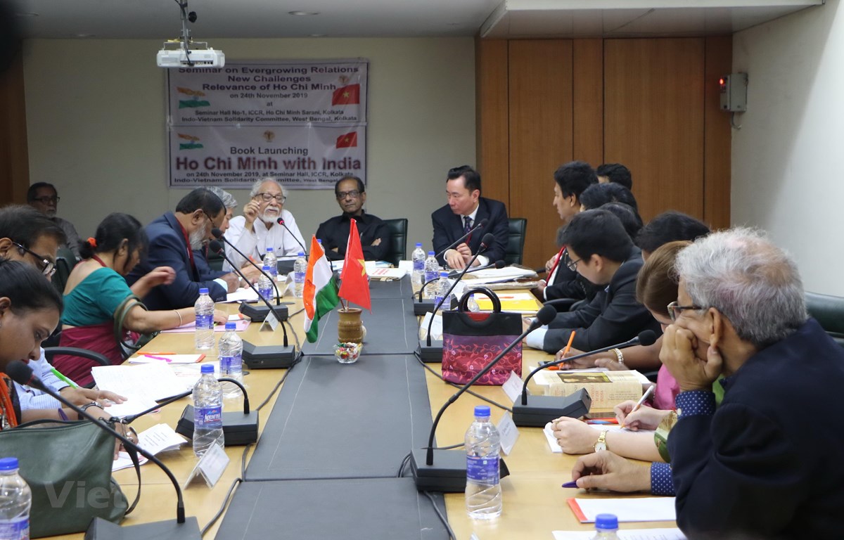 ກອງປະຊຸມສຳມະນາກ່ຽວກັບການພົວພັນລະຫວ່າງຫວຽດນາມ-ອິນເດຍແລະຂີດໝາຍປະທານໂຮ່ຈີມິນ