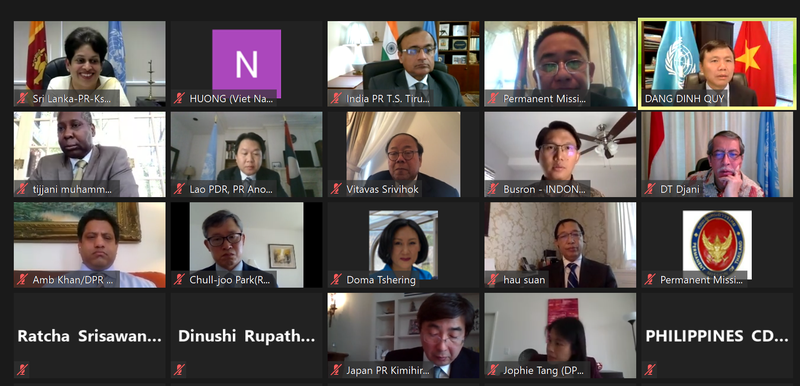 ສປຊຈັດພິທີສະເຫຼີມສະຫຼອງວັນບຸນວິສາຂະບູຊາສາກົນ