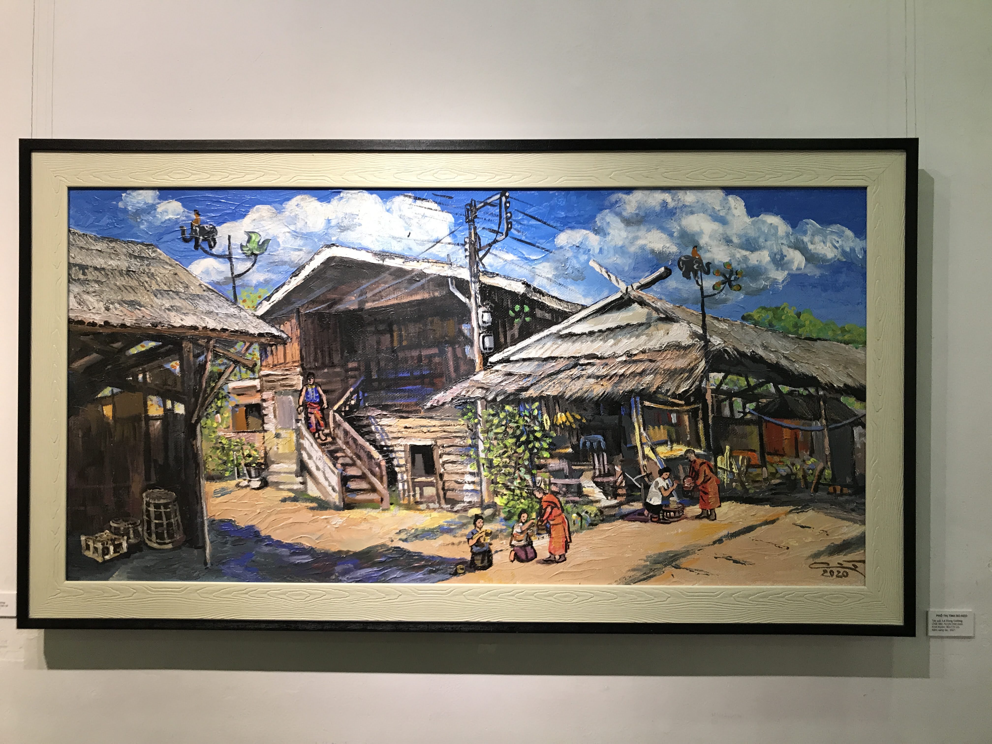 ງານວາງສະແດງ: ເຊື່ອມຕໍ່ພື້ນຖານວັດທະນະທຳຫວຽດນາມ - ລາວ ຜ່ານພາບແຕ້ມ