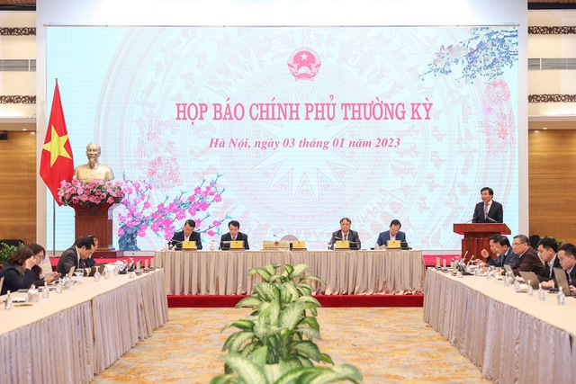 ກອງປະຊຸມຖະແຫຼງຂ່າວສາມັນຂອງລັດຖະບານເພື່ອແຈ້ງໃຫ້ຊາບສະພາບການເສດຖະກິດ, ສັງຄົມ 2022