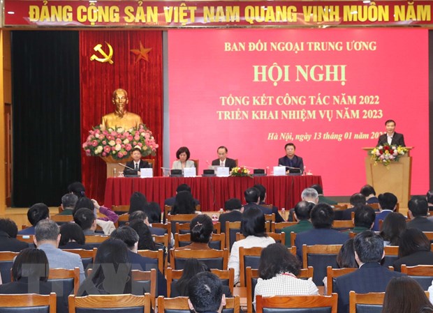 ກອງປະຊຸມສະຫຼຸບວຽກງານປີ 2022, ຜັນຂະຫຍາຍໜ້າທີ່ ປີ 2023 ຂອງຄະນະພົວພັນຕ່າງປະເທດສູນກາງພັກ