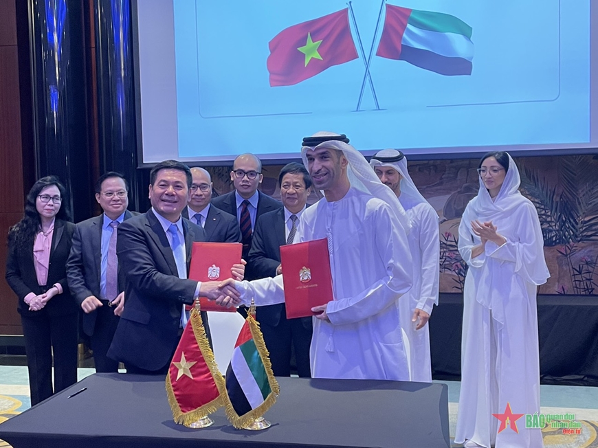 ຫວຽດນາມ ແລະ UAE ຈະເລີ່ມເຄື່ອນໄຫວເຈລະຈາສັນຍາຄູ່ຮ່ວມມືເສດຖະກິດຮອບດ້ານໂດຍໄວ