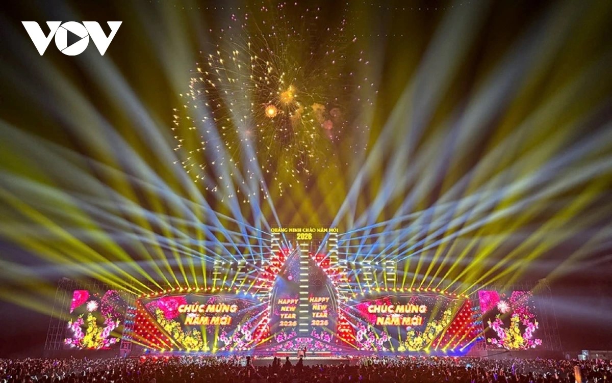 ປະຊາຊົນໃນທົ່ວປະເທດຕ້ອນຮັບປີໃໝ່ 2026