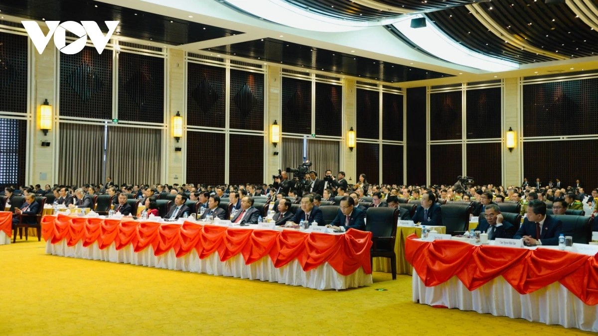 ທ່ານເລຂາທິການໃຫຍ່ ໂຕເລິມ ແຈ້ງຜົນສຳເລັດກອງປະຊຸມໃຫຍ່ຜູ້ແທນທົ່ວປະເທດຄັ້ງທີ XIV ຂອງພັກກອມມູນິດ ຫວຽດນາມ ຢູ່ ລາວ