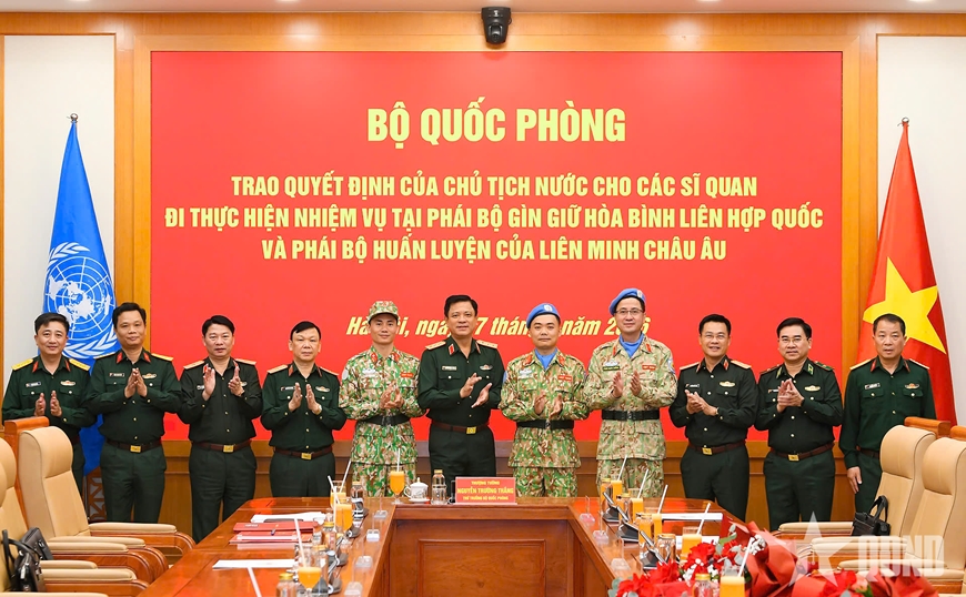 ຫວຽດ​ນາມ ມີ​ນາຍ​ທະ​ຫານ​ສູ້​ຮົບ​ການ​ທະ​ຫານ​ປະ​ສົມ​ປະ​ຈຳ UNISFA ເປັນ​ຄັ້ງ​ທຳ​ອິດ