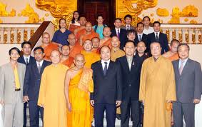 Vize-Premierminister Phuc empfängt buddhistische Delegation aus Kambodscha