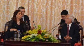 Argentinische Präsidentin besucht Ho Chi Minh Stadt