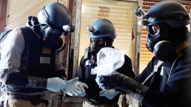 Abtransport hochgefährlicher Chemiewaffen aus Syrien vor Anfang März