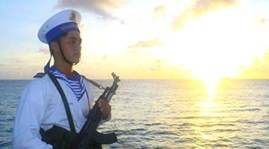 Kunstprogramm über den Frühling auf der vietnamesischen Pratly-Insel