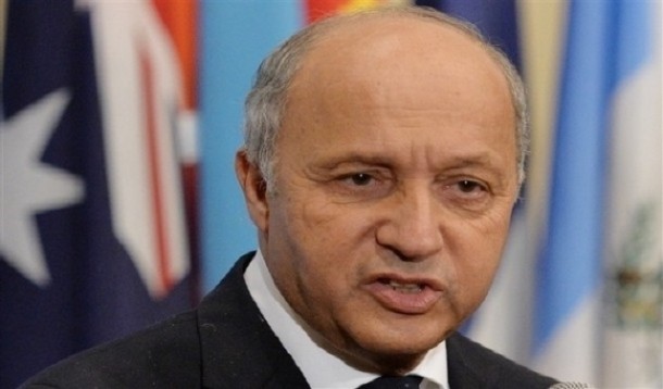 Frankreichs Außenminister Laurent Fabius besucht Irak