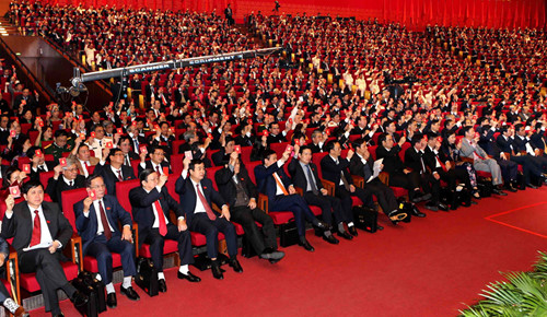 12. Parteitag:Vertrauen auf neue Chancen und Erfolge