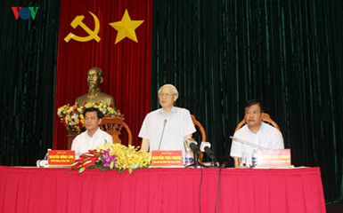 KPV-Generalsekretär Nguyen Phu Trong besucht die Provinz Ba Ria-Vung Tau