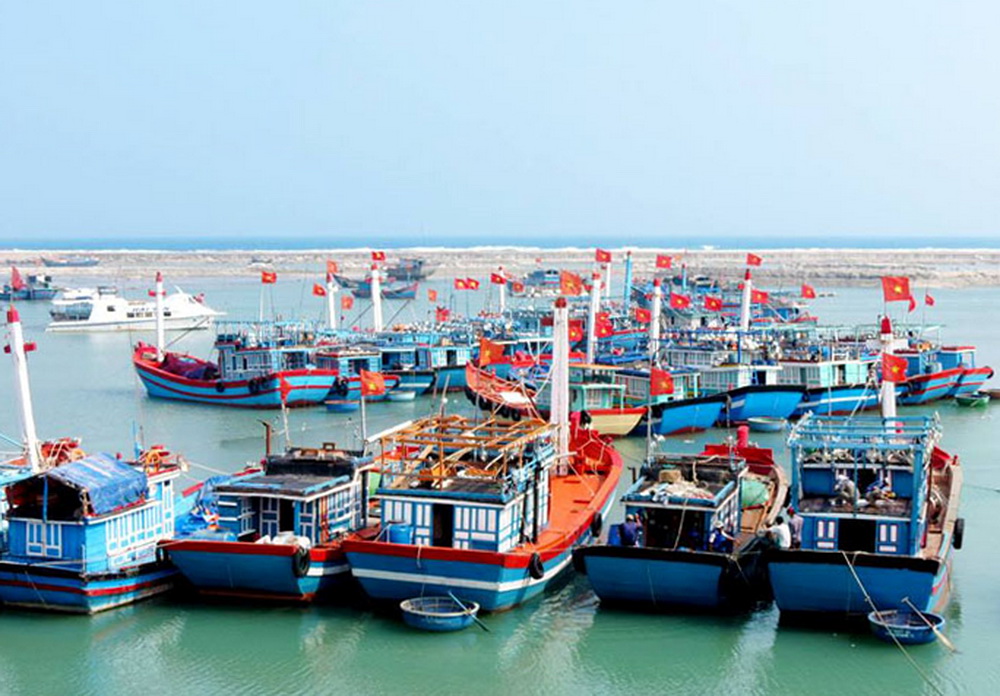 Ly Son: Fischer fahren schon auf Fischfang