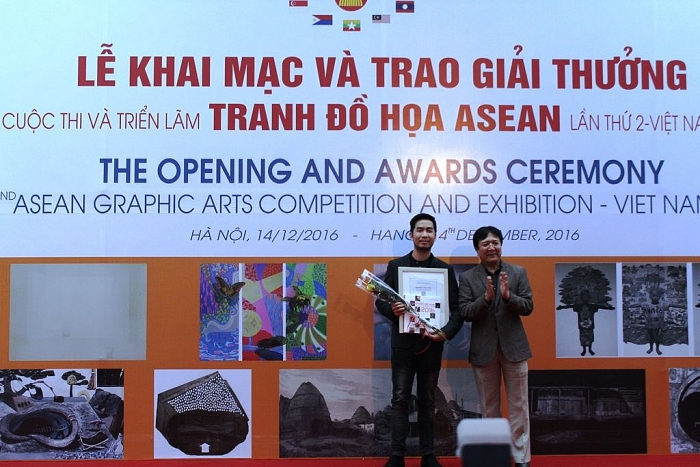 Wettbewerb und Ausstellung von Grafikbildern der ASEAN-Staaten in Hanoi