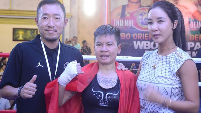 Thu Nhi schreibt Geschichte für vietnamesischen Boxsport der Frauen