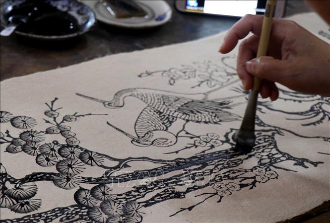 “Herstellung von folkloristischen Dong Ho-Bildern” als immaterielles Kulturerbe