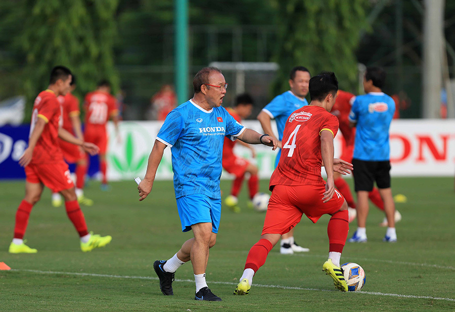 Trainer Park Hang-seo müht sich um neue Reform der vietnamesischen Nationalfußballmannschaft