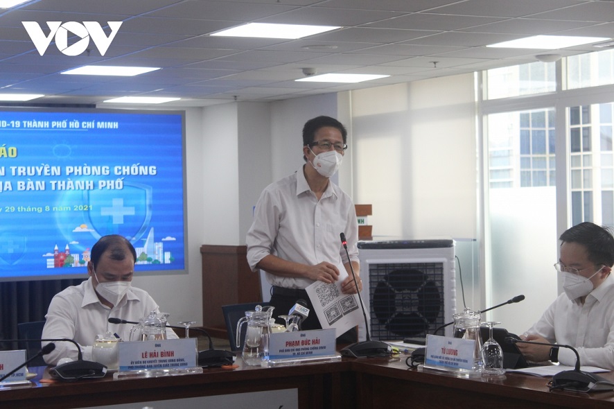 Probenaufnahme für fast alle Bürger in Rot-und Orange-Gebieten in Ho Chi Minh Stadt