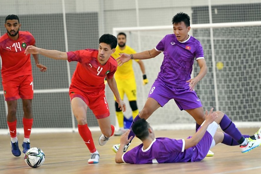 Vietnamesische Futsalauswahl verliert gegen Marokko mit 1:2