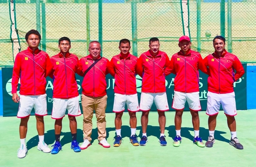 Vietnamesische Tennismannschaft steigt in Gruppe II bei Davis Cup auf