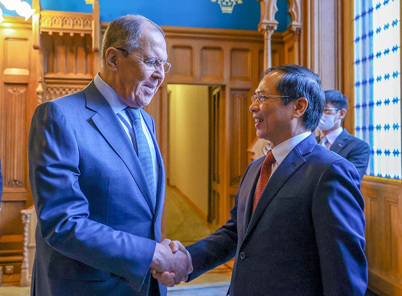 Effiziente Förderung der strategischen und umfassenden Partnerschaft zwischen Vietnam und Russland