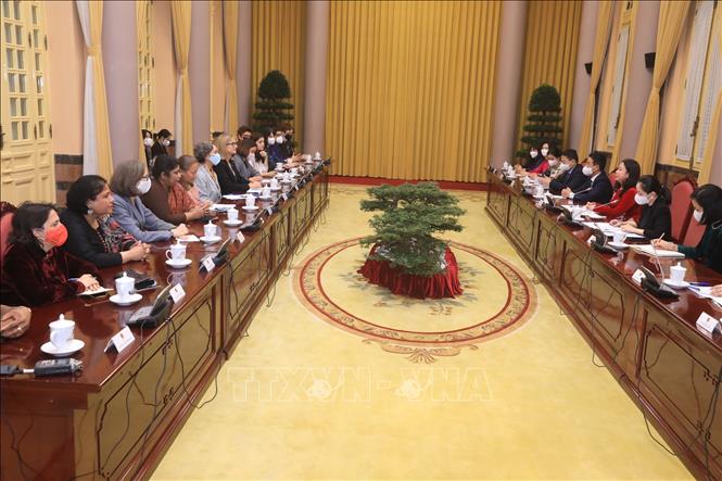 Vizestaatspräsidentin empfängt Botschafterinnen und Leiterinnen der ausländischen Vertretungen in Vietnam
