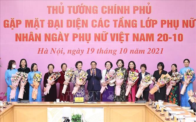 Premierminister Pham Minh Chinh: Vietnam schafft Umfeld für Frauen, damit sie ihre Position feststellen können